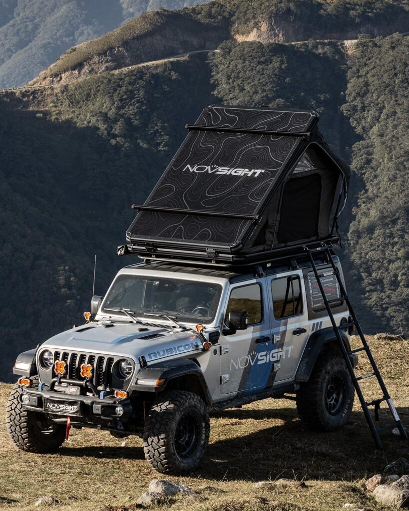 NovSight ZEBRA Hard Shell Rooftop Tent main NovSight ZEBRA Hard Shell Tent Tundra
